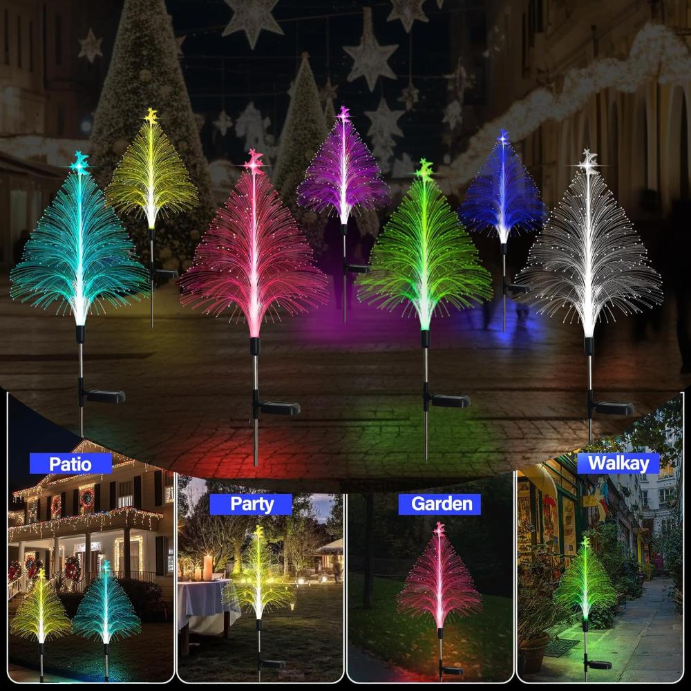 Solar LED Jellyfish Lights Outdoor Garden Decor Lawn Light 7 Color Change Waterproof Patio Yard Pathway Decor Solar Flowers Lamp