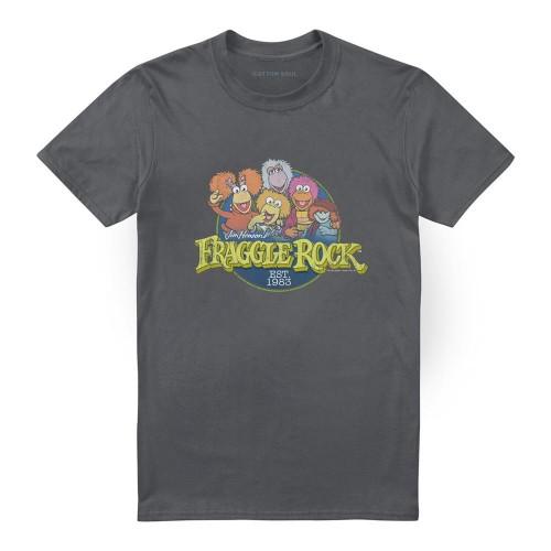 Fraggle Rock Unisex Adult Circle Logo T-Shirt