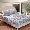 Denim Boots Pattern Sheet Three-Piece Digital Printed Sheet Bedding Set Adult Children