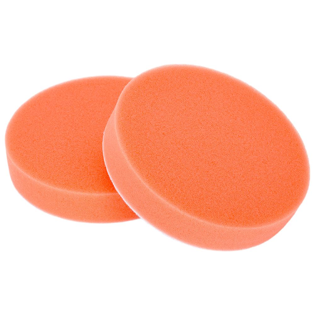 Power Tools Polishing Pad Home Buffing Pad Cleaning Tools Flat Sponge Orange Polishing Washable Waxing Pads For Waxing Polishing