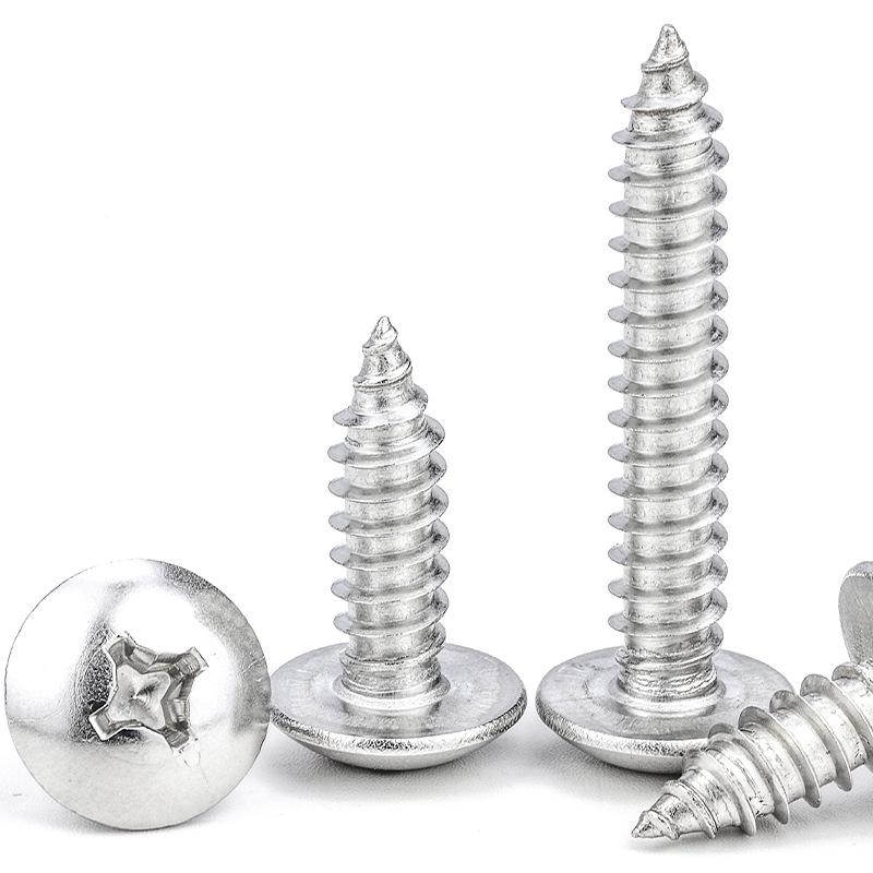 304 Stainless Steel Self-Tapping Screw Set - Mushroom and Umbrella Head