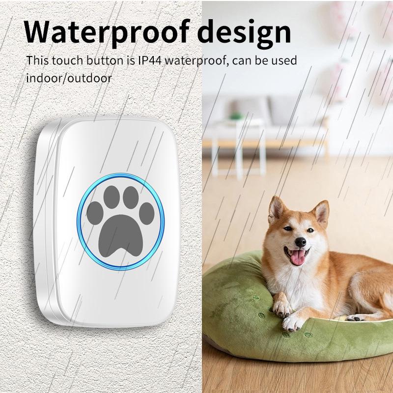 Wireless Dog Training Bell: Waterproof Push-Pull Doorbell for Indoor/Outdoor Use