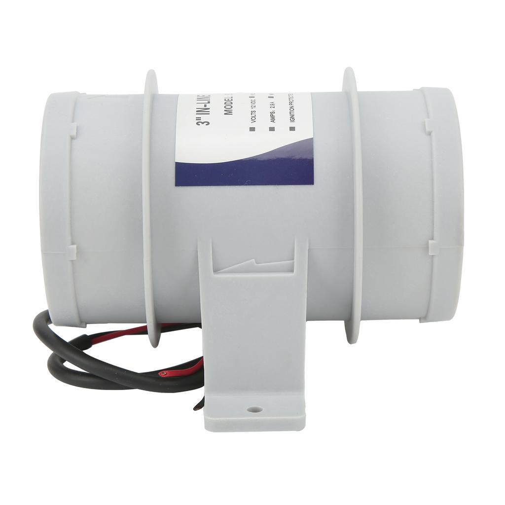 3 Inch Ventilation Fan Blower High Efficiency Stable Performance Plastic Inline Air Blower for