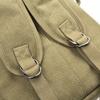 Large Capacity Khaki Canvas Backpack Men's Adjustable Travel Mountaineering Backpack Men's Backpack