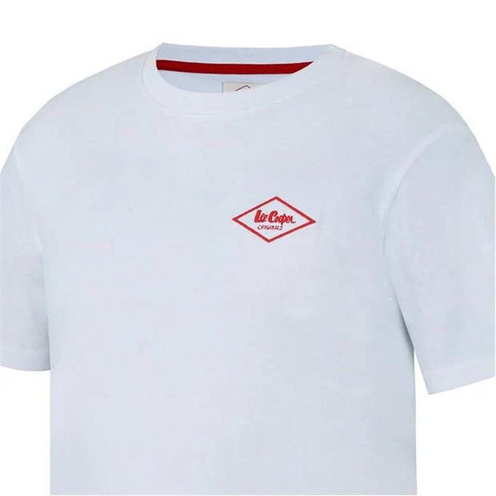 Lee Cooper Essentials Men's White T-Shirt, Size XXL