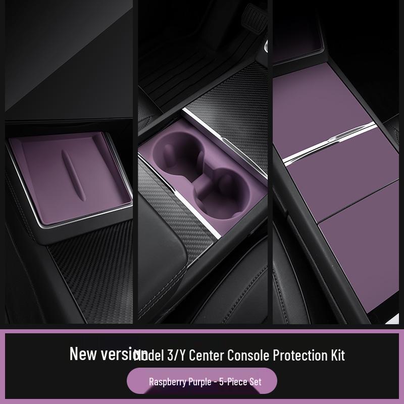 Tesla Model Y/3 Refresh Center Console Wireless Charger Silicone Pad