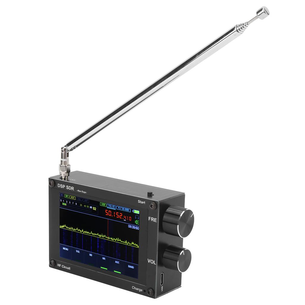 SDR Receiver HandHeld Radio Signal Analyzer Full Frequency DSP 4Layer PCB Components Thick