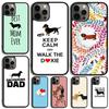 Funny Dachshund Long Dog Short Legs Phone Case For iPhone 17 Air 15 16e 14 13 Pro Max Coque 12 11 Pro Max PLUS Cover