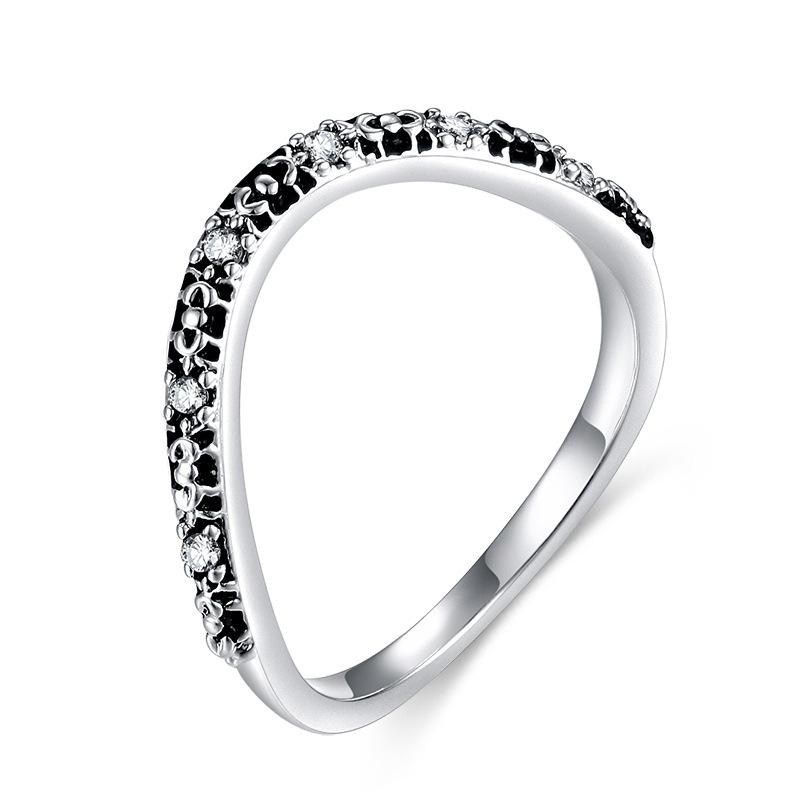 Fengxin Ring Women'S Closed Fashion Personality Retro Jewelry Silver Ring