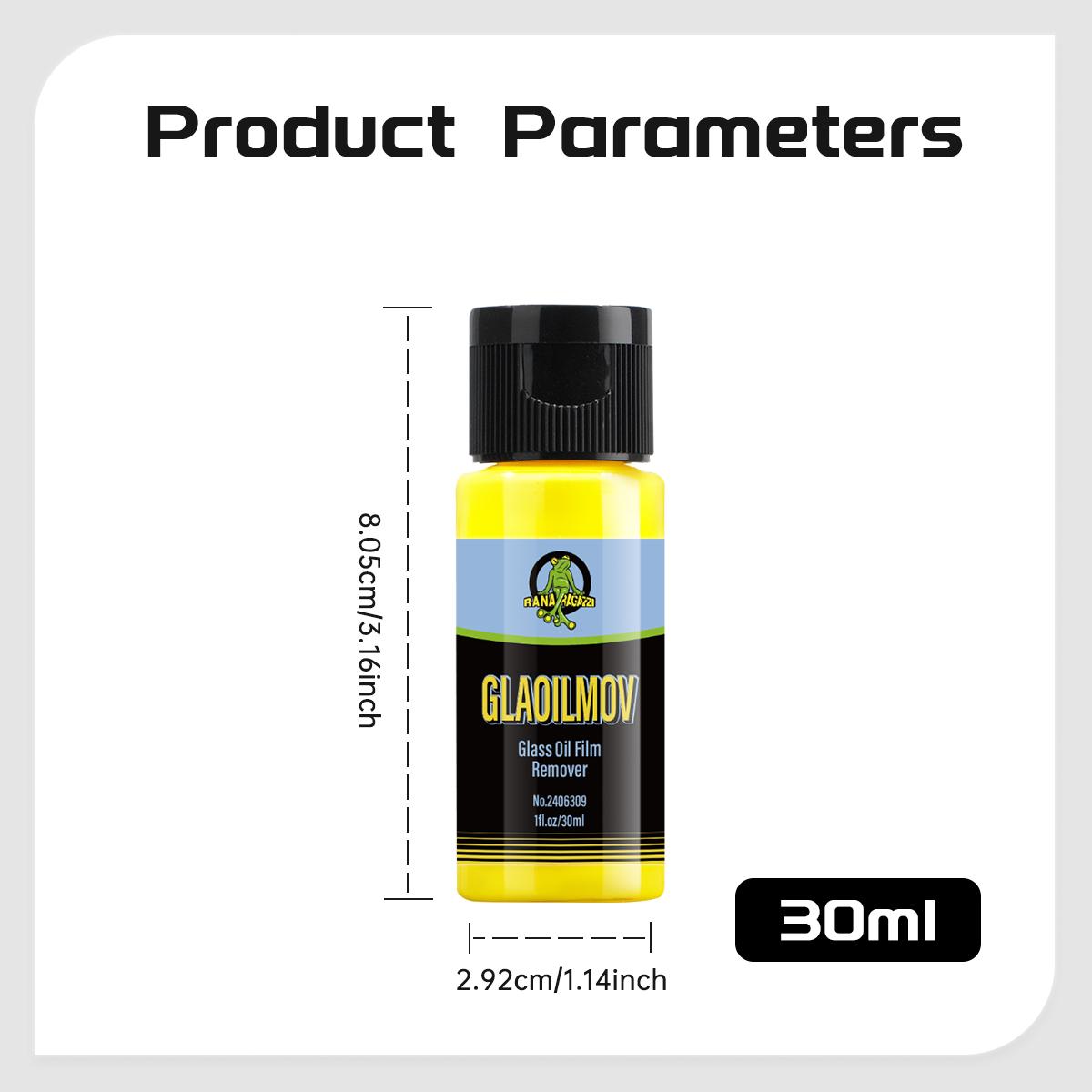 

30/100ML Car Glass Oil Film Remover Glass Polishing Compound Windshield Cleaner Car Glass Polishing Clear Window Auto Detailing 30ML