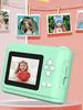 1080P Thermal Print Camera with Print Photo Paper Instant Photo Printing Camera USB Charging for 3-12 Year Old Girls Boys