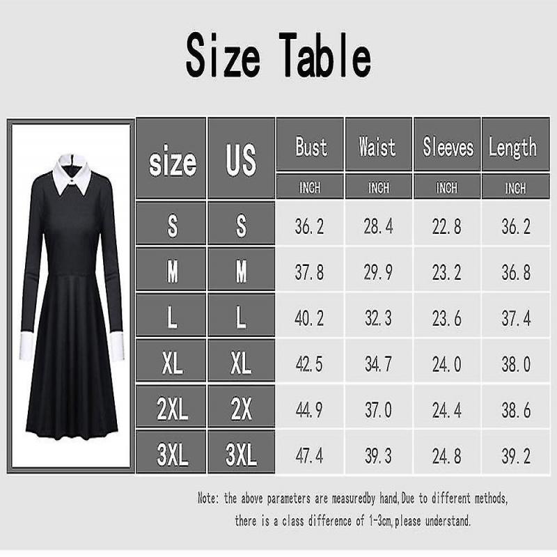 Anime The Addams Cosplay Family Wednesday Addams Costume Halloween Black Dress For Women Cosplay Costume
