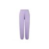 Men's Small Logo Embroidered Casual Sports Bundle Feet Long Pants/Trousers Purple DA0330-563