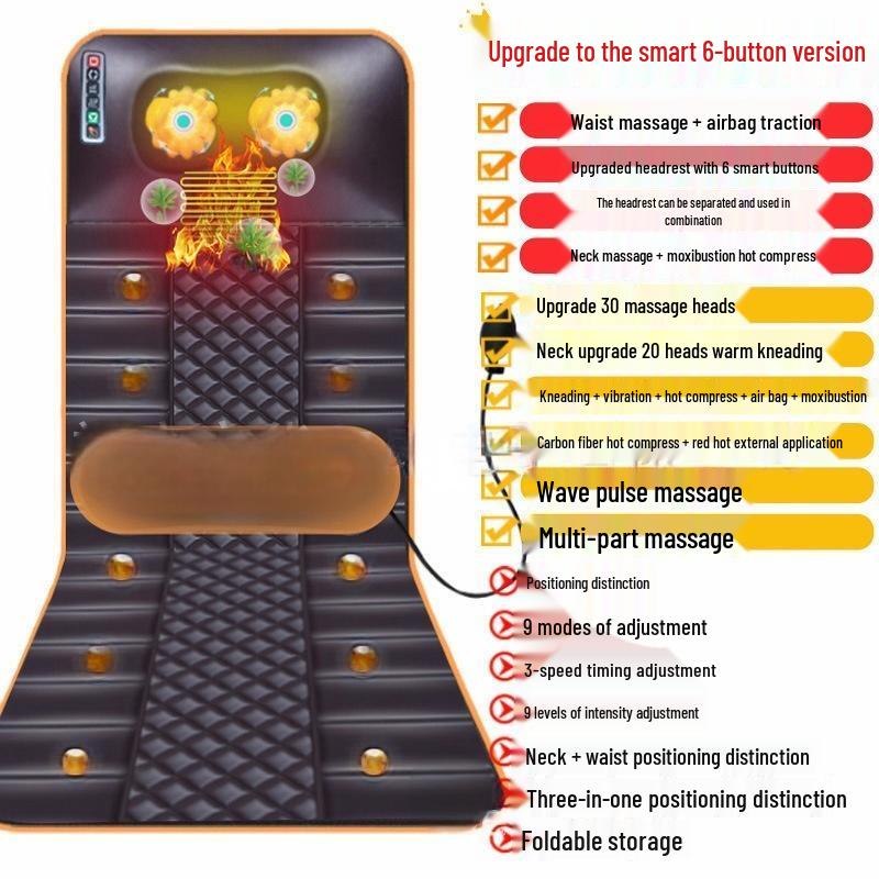 

Многофункциональный массажный коврик Enlong для шеи и спины с шиацу 700x500x500mm