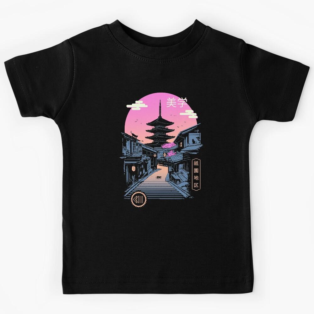Pagoda Wave Aesthetics Kids T-Shirt 100