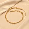 Multi Strand Snake Chain Necklace for Women Chic Round Bead Stainless Steel Party Jewelry Tarnish Resistant Layered Jewelry