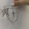 Spicy Girl Butterfly Cross Brooch, A Must-Have Chain For Men And Women's Bags, Waist Reduction Buckle For Pants