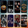 Band G-Guns N Roses Phone Case For Samsung S25,S24,S21,S22,S23,S30,Ultra,S20,Plus,Fe,Note,10,9,5G Black Cover