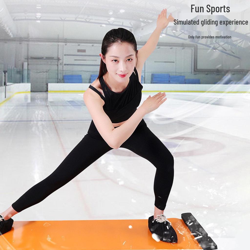 Speed Skating Sliding Pad: Home Fitness, Fat Burning, Leg Slimming & Hip Lifting Yoga Equipment