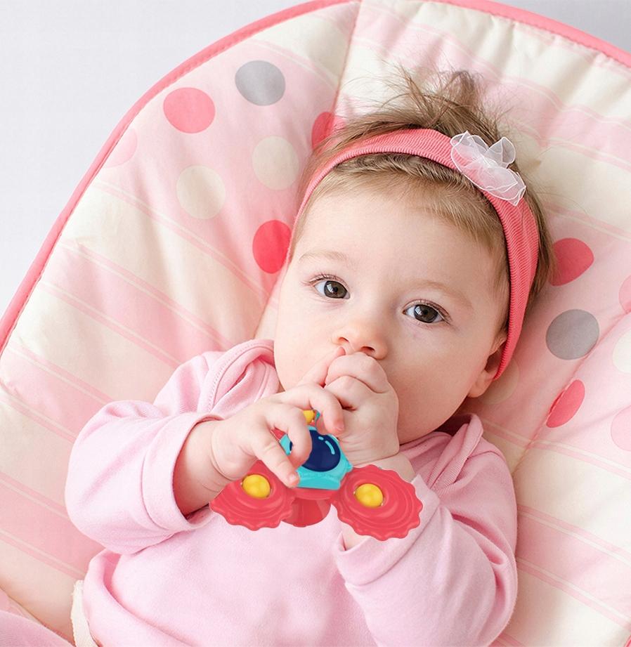 [PACK][1] Set of 3 Spinner Teethers with Suction Cups U974