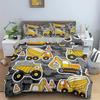 Cute Cat Bedding Set 2-3Pcs Bedroom Quilt Cover Set Single Double Size Polyester Duvet Cover Pillowcase for Adult Boy Girl