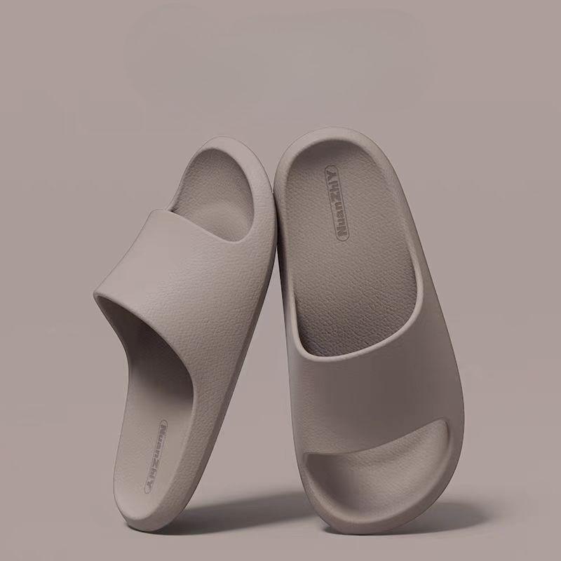 Sandals Male Eva Leather Grain Step On Shit Feeling Female Home with Non-slip Bathroom Smelly Feet Home Indoor Summer Bath 2025