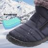 Stiefel für Damen, Winter-Stiefeletten, warme Pelzstiefel, Damenstiefel, Schuhe, flache Stiefel, warme Stiefel, Schneestiefel in Übergröße