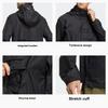 adidas Outdoor Hooded Long Sleeve Sun Protection Jacket Men Jackets Black HN4535