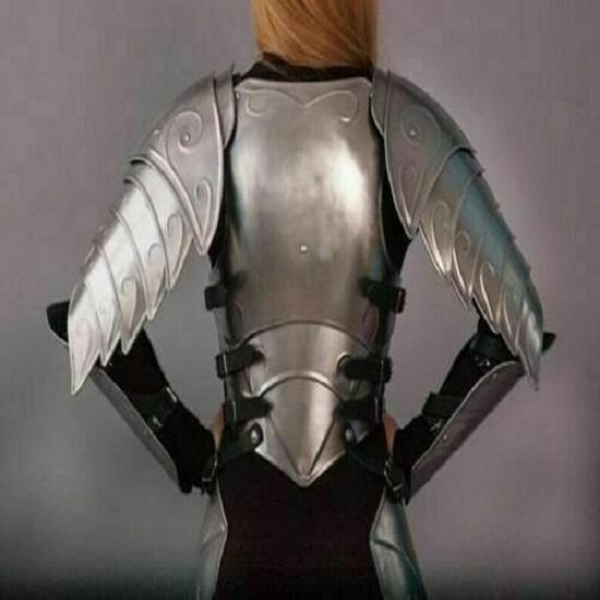 Halloween Female Fantasy Armor Suit, Knight Lady Armour, Women Warrior Armour, Lerp Armour, Lady Armor Halloweenský kostým