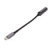 DC 5.5mmx1.7mm To Type C Power Cable Female To Male 100W PD Charging Cable with Identification Chip for Phone Tablet