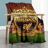 Liverpool Customize Text Blanket Gift Personalized Blanket Soft Warm Cozy Throw For Bedding Office Chair Home Decor Picnics All-Season Use