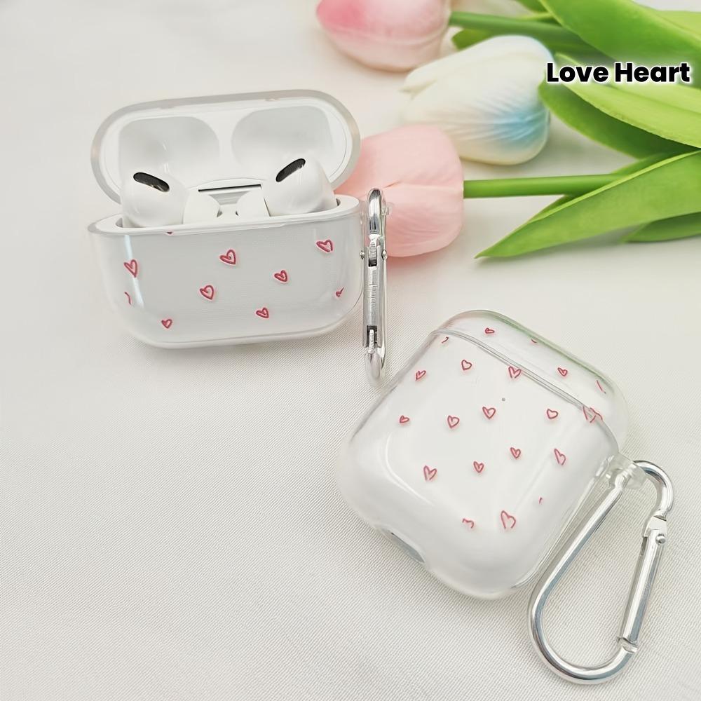 Trendy Heart Pattern Earphone Case for AirPods Pro3/Pro2/Pro Headphones Cover For AirPods 4/3/2/1 Shockproof Protective Cover