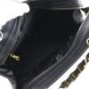 Salvatore Ferragamo Vala Chain Handbag AU-21 5251 Black Canvas Women Used