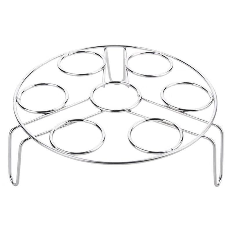 ZISIZ Stainless Steel 5cm Steaming Rack (4-Pack)