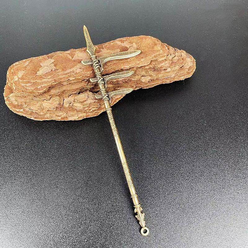 Mini Katana Cosplay Fake Sword Replica, Weapon Decoration Swords Prop, Chinese Metal, Miniature Desk Accessories Retro Toy Knife