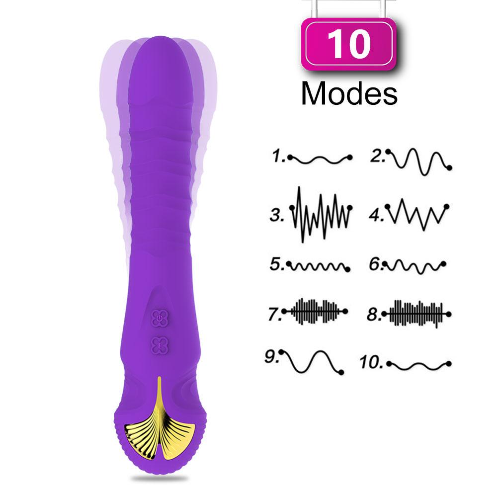 Powerful G Spot Vibrator for Women 10 Vibration Modes AV Magic Wand Clitoris Massager Vaginal Threaded Stimulate Adult Sex Toys Female Masturbator