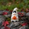 Pumpkin Decor for Home Halloween Ghost Gnome Figurine, Creative Desk Ornament, 3D Printed Ornaments Mini Statue Shelf Display, Funny Holiday