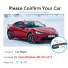 Car Wiper Blade for Toyota 86 GT86 FT86 Scion FR-S Subaru BRZ 2012~ Windscreen Windshield Wipers Car Accessories 2013 2014