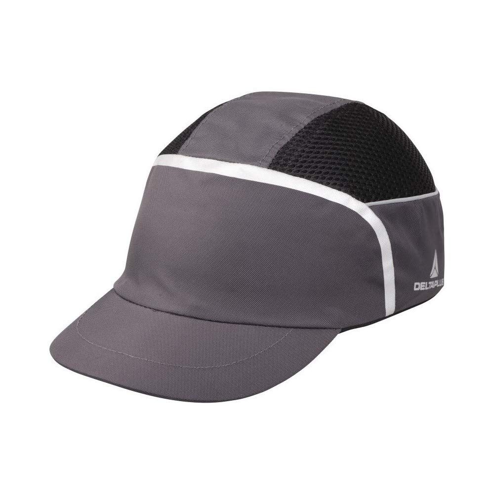 

DELTAPLUS KAIZIO Inner Bump TPF 5cm Functional Reflective Cap, Multi-Block, Brim, Gray, Impact-Absorbing Cap, серый