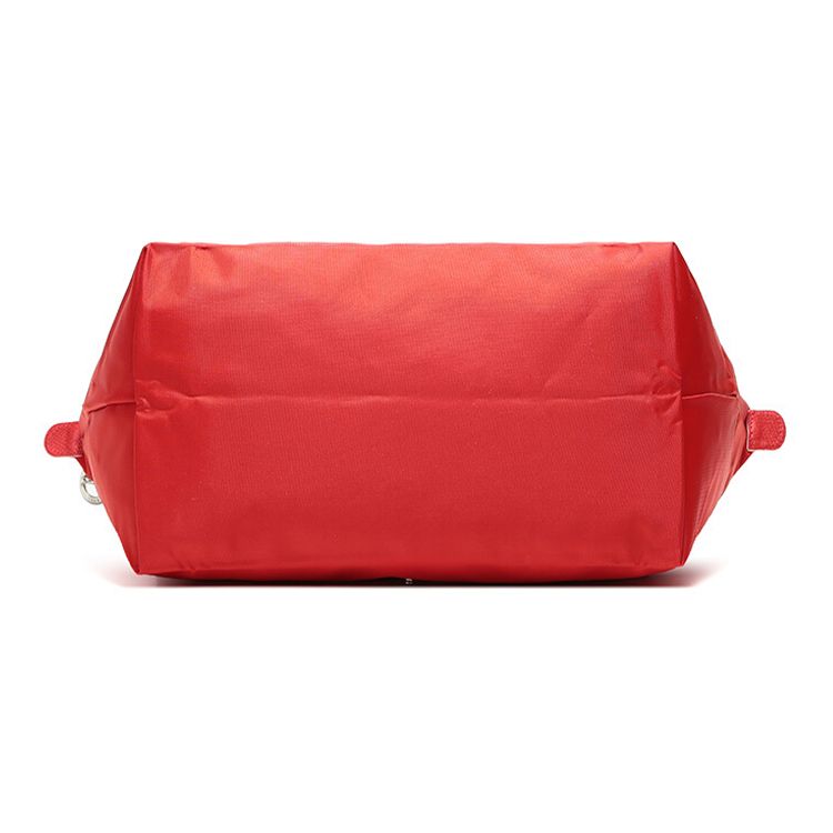Longchamp Le Pliage Club Mode Lässig Langer Griff Faltbar Reißverschluss Stoff Tragetasche Umhängetasche Damen Taschen Lackrot 2605619P20