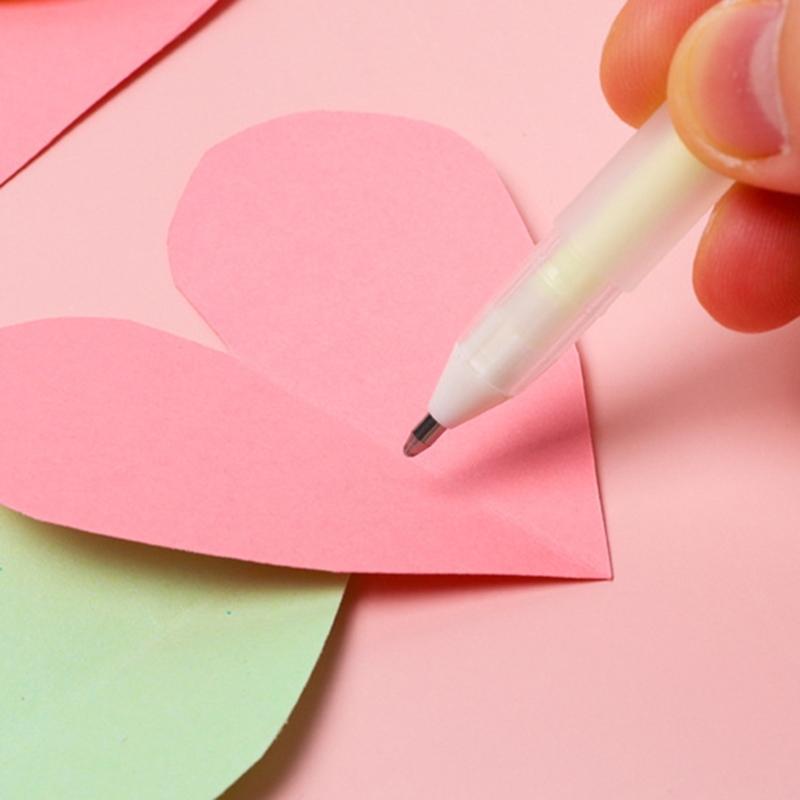 Creative Precision Adhesive Stick Pen Fine Point Quick Dry Dot Liner Glue Pen for Scrapbook Journal DIY Art Papercra