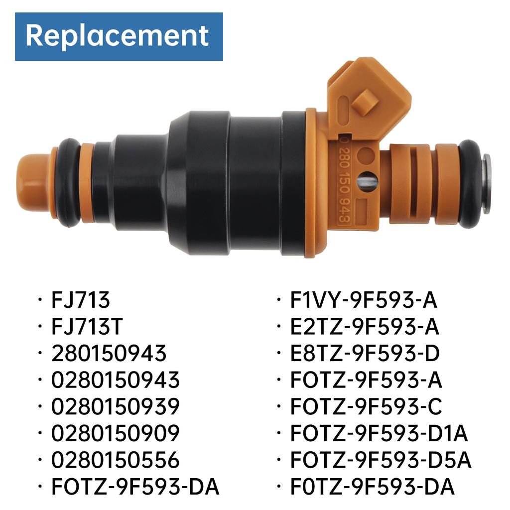 Ford F150 F250 F350 E150 E250 E350 Kraftstoffeinspritzdüse 0280150943 0280150939 0280150909 0280150556 Direkter Ersatz Präzise Passform