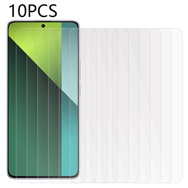 

10PCS For Xiaomi Redmi Note 13 Pro 5G 2.5D 0.3mm Screen Protector Tempered Glass Film As Shown A