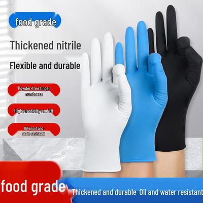 Food Grade Nitrile Gloves for Kitchen, Salon, and Dental Use