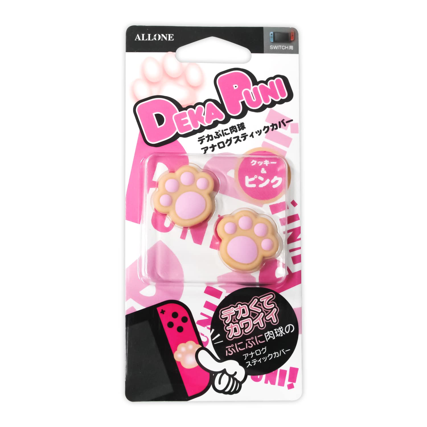 

Чехол для аналогового джойстика Alone Deka Puni для Nintendo Lite Nikukyu Cookie Ver, совместимый с органическим EL-дизайном модели, зарегистрированной защитой, милым исцелением