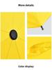 Creative Duck Head Umbrella: Stylish Black with Wooden Handle, Sun Protection, Dual-Purpose for Rain or Shine.