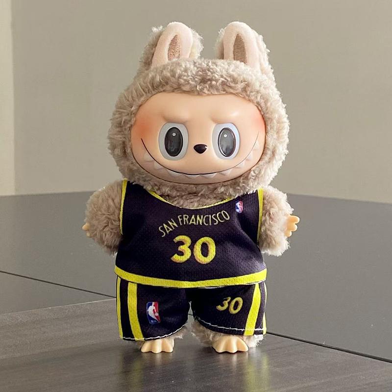 Labubu Plush Doll Clothes Plush Doll Changing Clothes Dolll Clothes Suit Cartoon Cute Clothes Dolls Accessories Gift