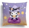 Kawaii Sanrio Halloween Decoration Pillowcase Kuromi Cinnamon Dog Pillowcase Living Room Sofa Cushion Cover Home Room Decoration