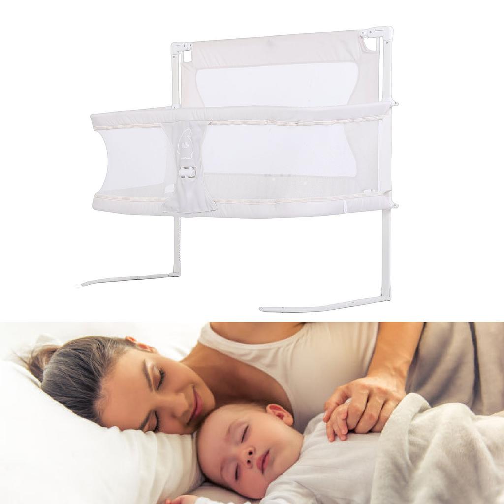 3 in 1 Baby Crib for Newborn Side Bed Guard Portable Foldable Baby Bed Bassinet Bedside Sleeper