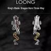 Lâmina do Rei: Trilogia do Chifre do Dragão - Acessório Banhado a Ouro, Simples e Versátil da Série Yun Sheng Long Yin.